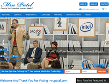 Tablet Screenshot of mrupatel.com